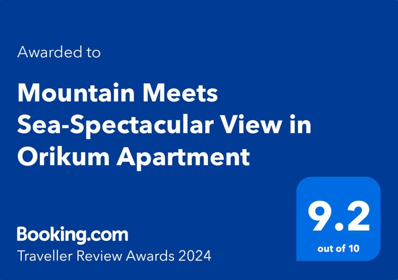 Mountain Meets Sea-Spectacular View In Orikum Apartment Exterior photo